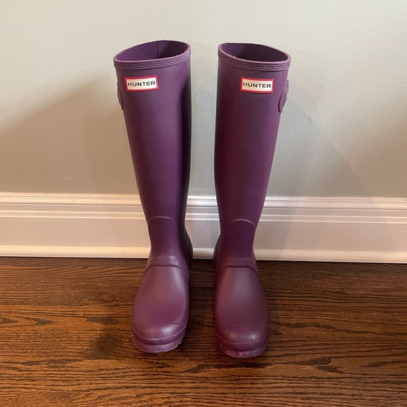 Hunter Shoes - Purple Hunter rain boots